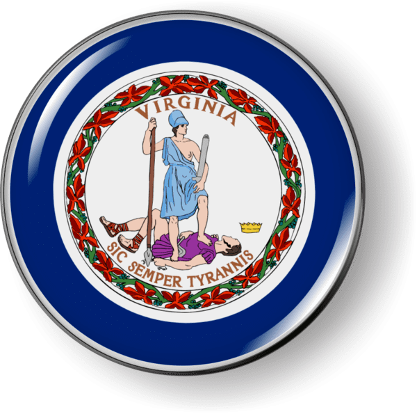 Virginia - State Flag Emblem